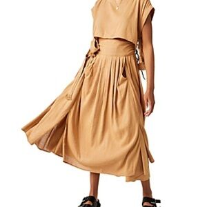 Free People Sundown Skirt Set size small. NWOT